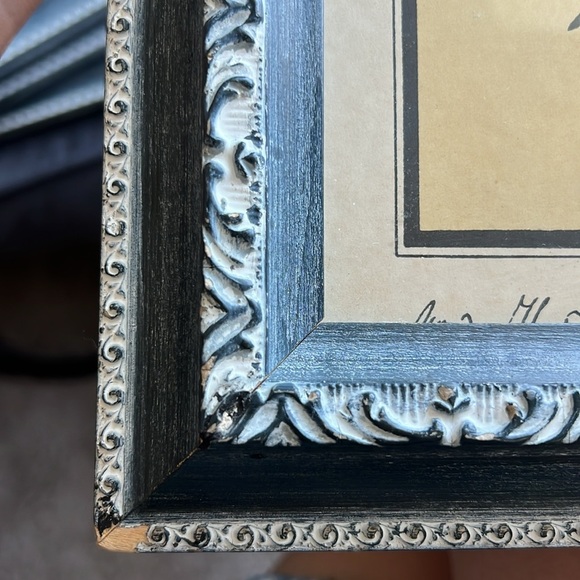 Vintage Catalda for Carson's Silhouettes Borghese Style Colonial Man Framed Art - Picture 6 of 6